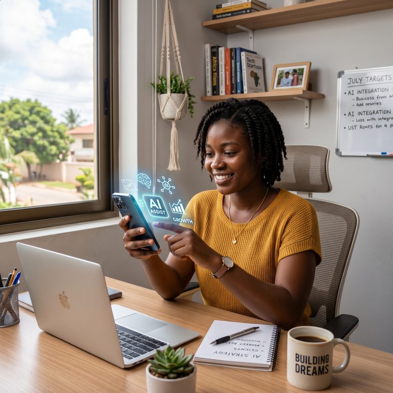 AI side hustles with smartphone